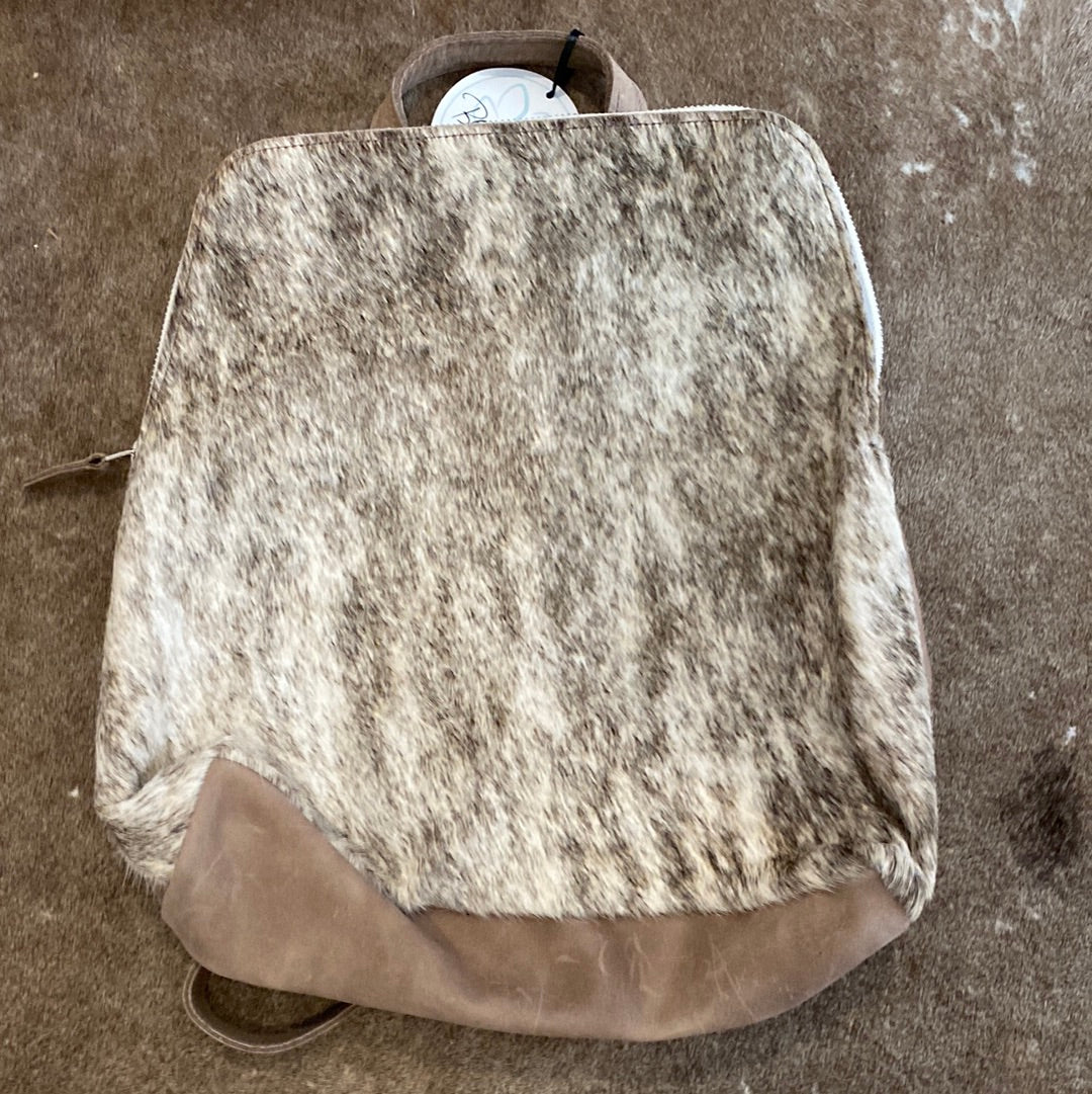 Brindle Cowhide Backpack