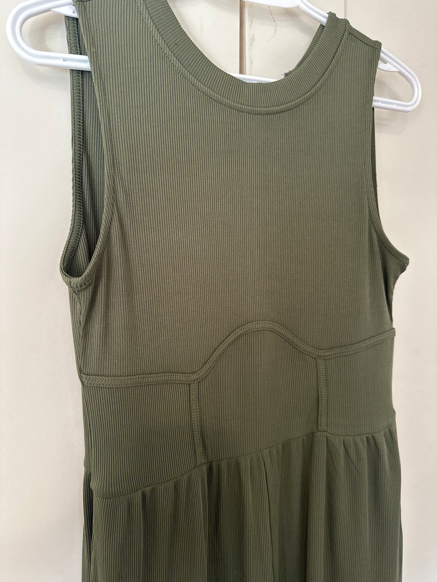 Size S NWT (fits M/L) Olive Cider Romper