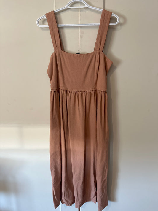 Size M Heavy fabric rust dress