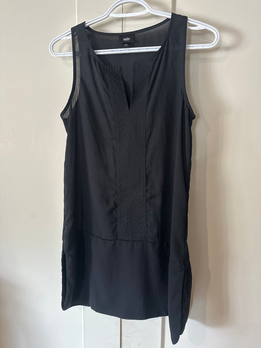 Szie XS Black Long Tank