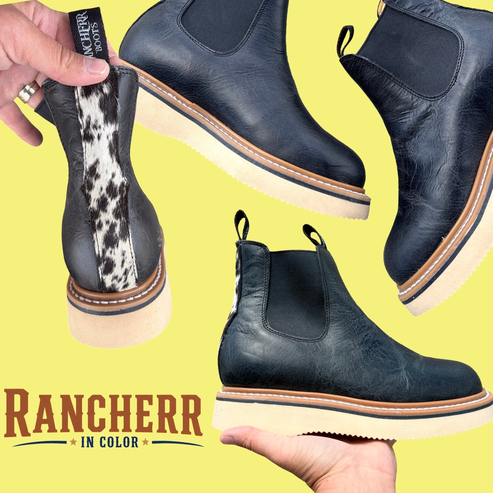 *BLACK* RANCHERR WOMENS LECHERA