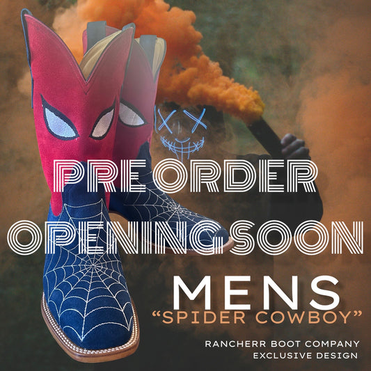RANCHERR MENS :: Cowboy Boot || SPIDER COWBOY 🕷️