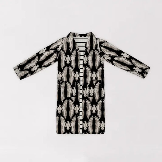 IDA MAE :: Size L Firebird Quilted Duster