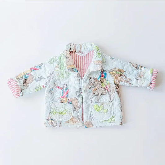 IDA MAE :: 5T Birdie Cowgirl Youth Quilted Jacket