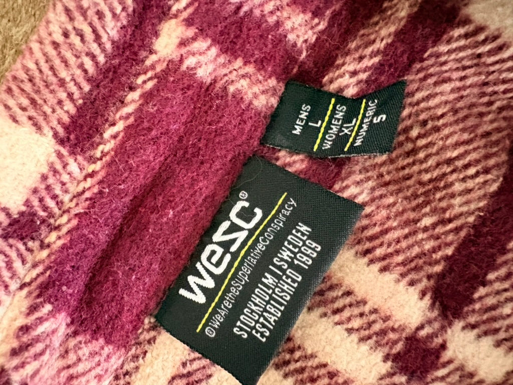 Rancherr Reloved :: Size XL Swedish Burgundy Shacket / Shirt