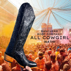 RANCHERR WOMENS :: BLACK TOOLED "All Cowgirl"