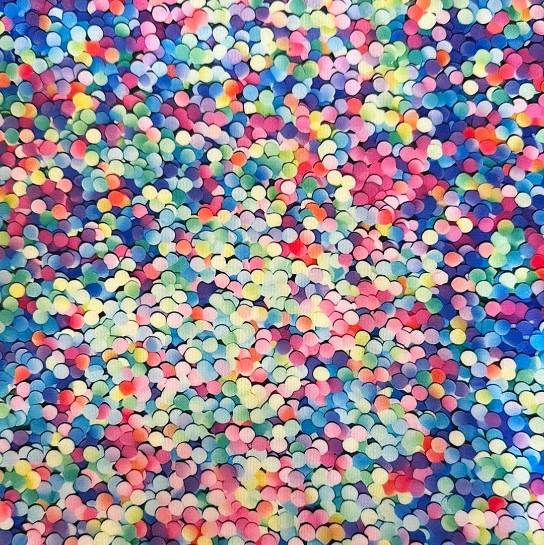 Satin Wild Rag 39" || Confetti (2)