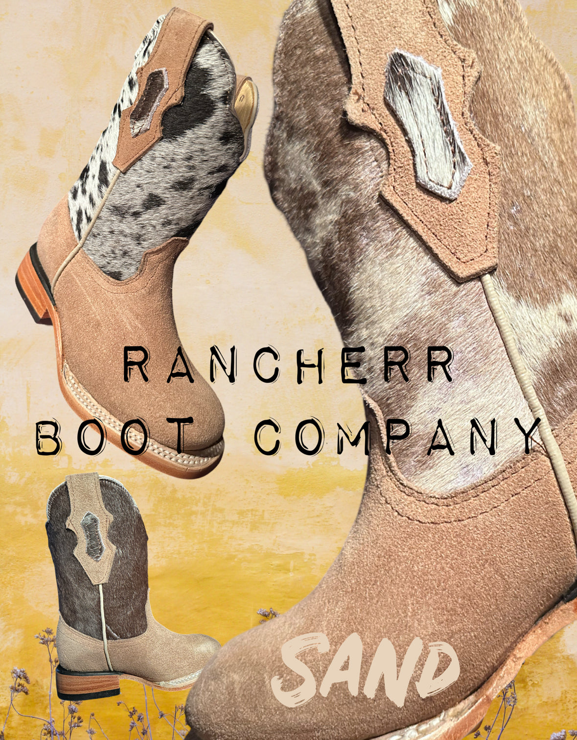 KIDS Size 12 (18cm) SAND 🍂  Rancherr Cowboy Boot