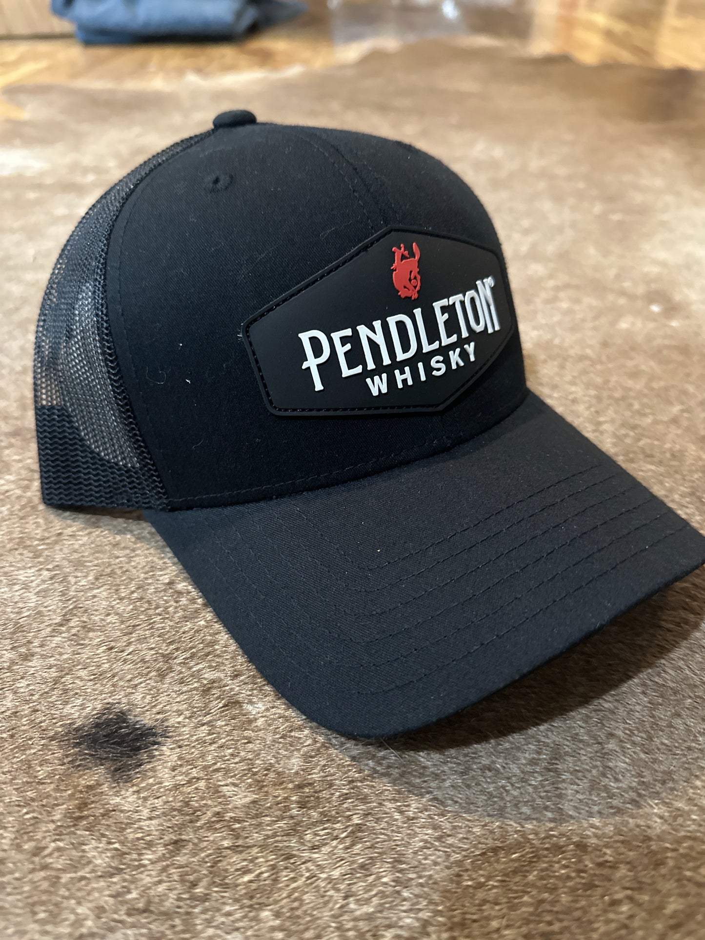 Black Pendleton Whiskey Sports Hat