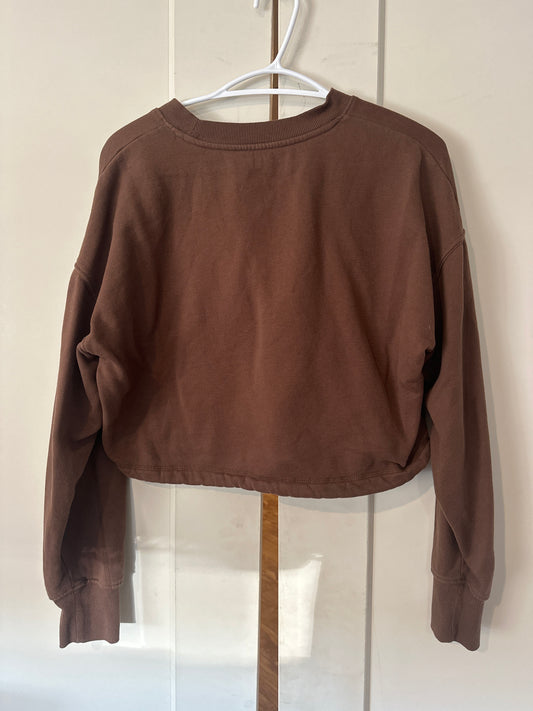 Size L Brown Draw String Crew