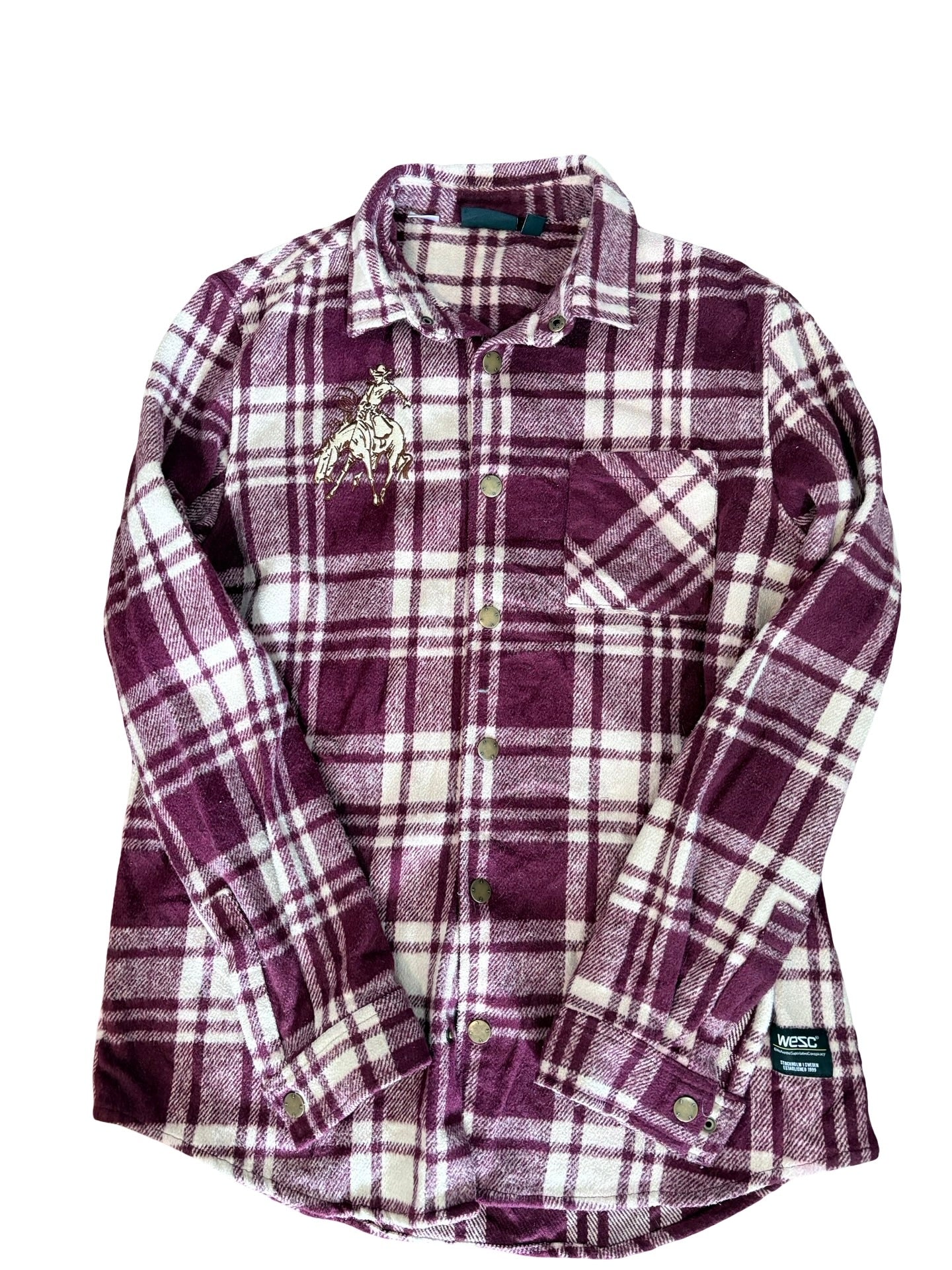 Rancherr Reloved :: Size XL Swedish Burgundy Shacket / Shirt