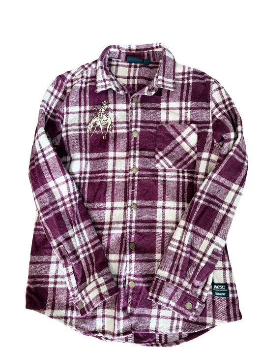 Rancherr Reloved :: Size XL Swedish Burgundy Shacket / Shirt