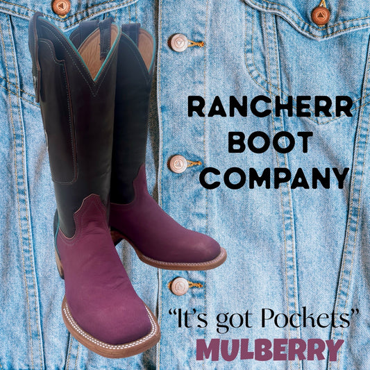 RANCHERR WOMENS :: "Its got Pockets" MULBERRY