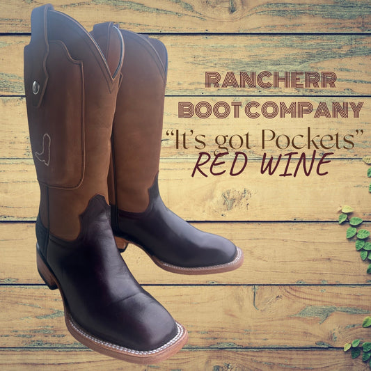 RANCHERR WOMENS :: "Its got Pockets" RED WINE