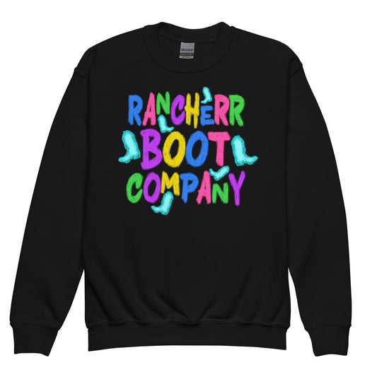 Colored "The Brand" Youth Crewneck Sweatshirt