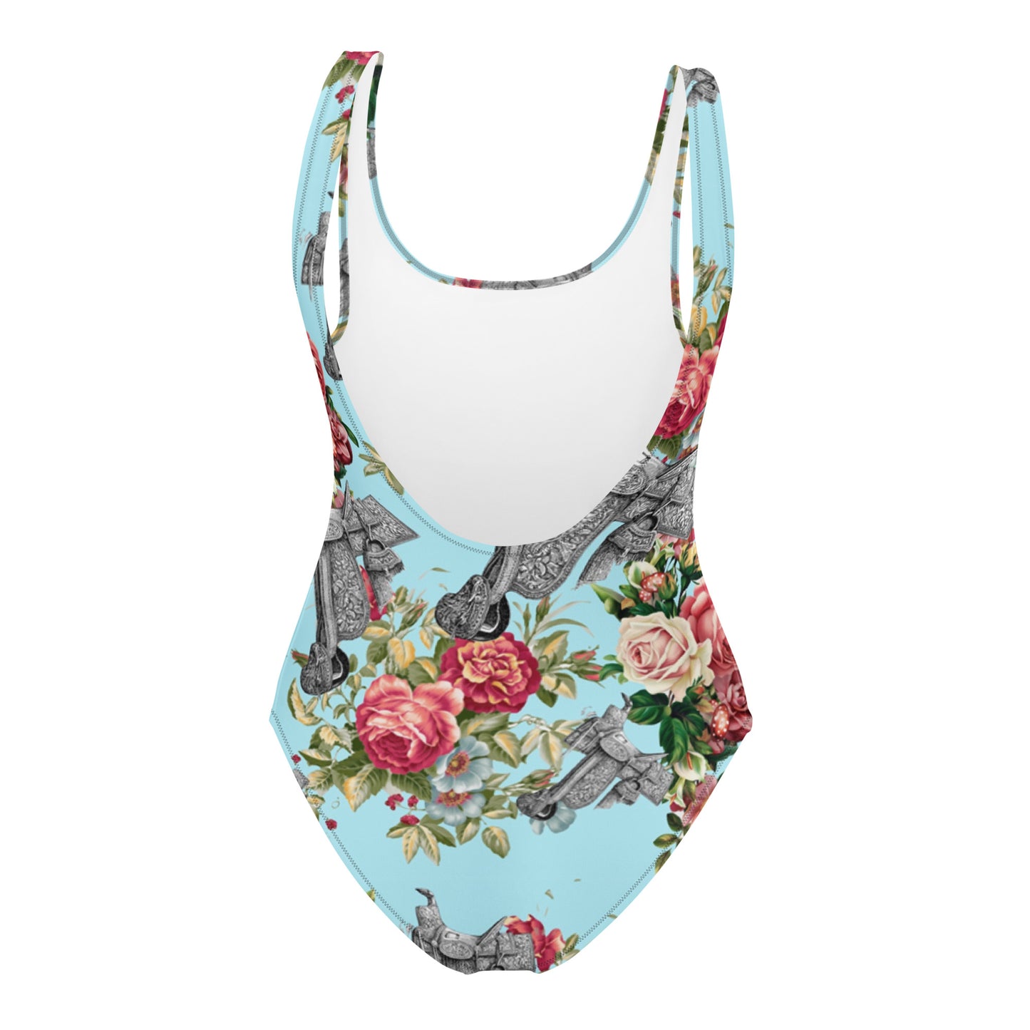 Vintage Saddle Floral One-Piece