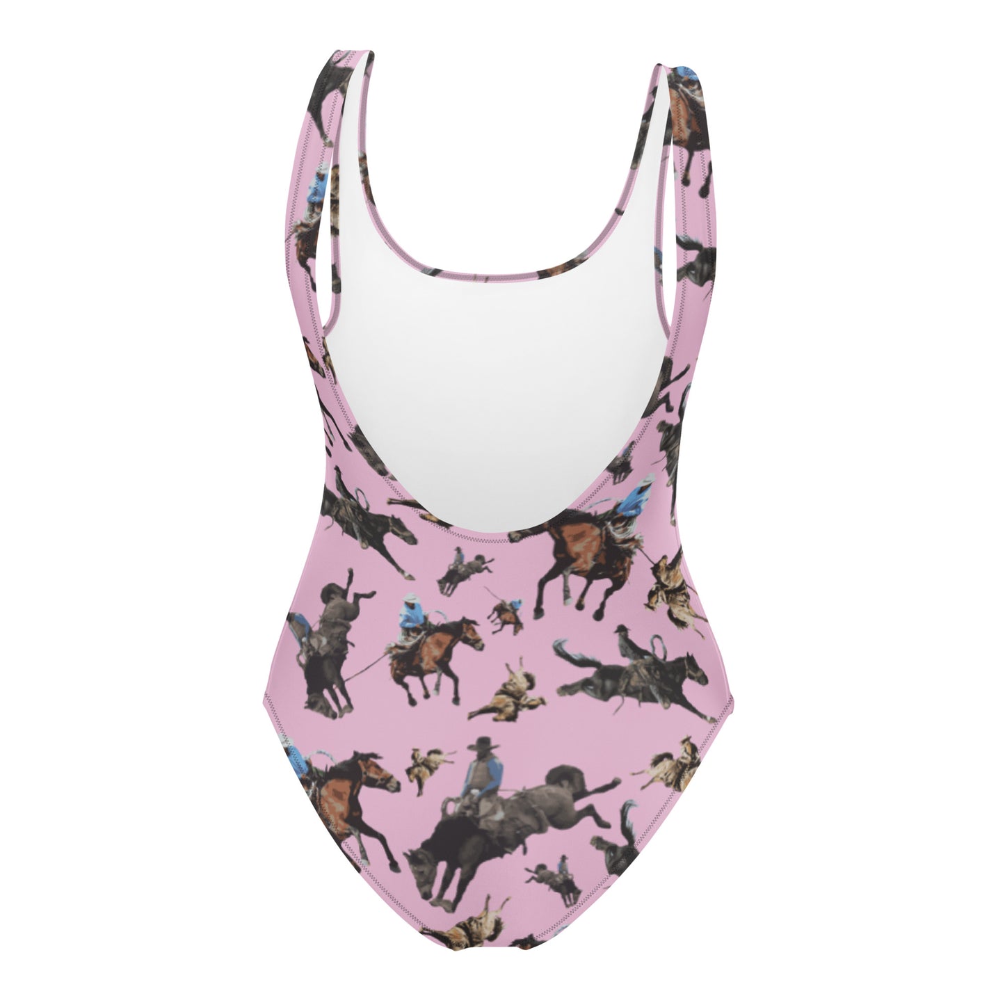 Pink Broncs One-Piece